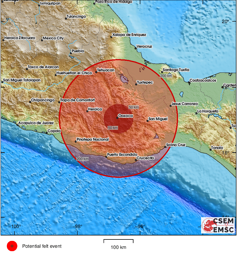 LastQuake's tweet photo. #Earthquake (#sismo) possibly felt 7 sec ago in #Mexico (detected from @SismoDetector). Felt it? Tell us via:
📱https://t.co/QMSpuj6Z2H
🌐https://t.co/AXvOM7I4Th
🖥https://t.co/wPtMW5ND1t
⚠ Automatic crowdsourced detection, not seismically verified yet. More info soon! https://t.co/ulg2qxgJM1