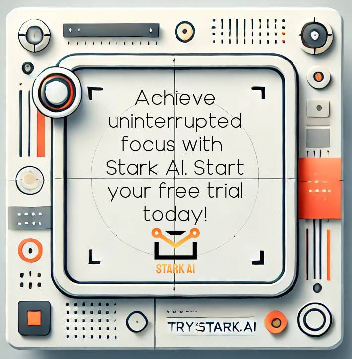 trystarkai's tweet photo. Constant email checking disrupts workflow and hampers productivity. Stark AI's automation allows you to maintain focus by managing your emails seamlessly in the background. Experience the difference today.
#StarkAI #Focus #EmailAutomation #ProductivityHacks #AI https://t.co/floCPVqSF2