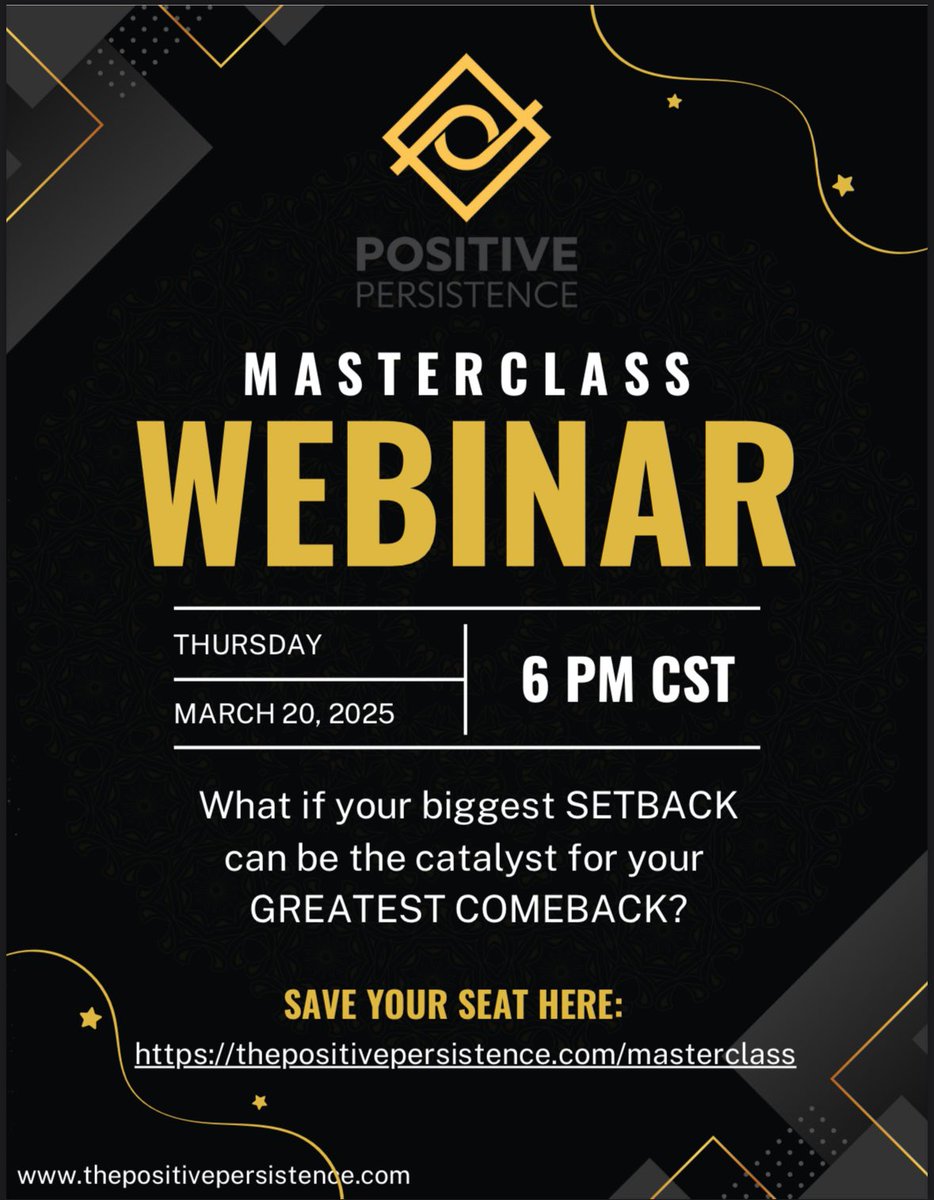 CoachDomClegg's tweet image. My guy Ian Bowen going big things with his Positive Persistence company!

He has had 1 of the biggest setbacks anyone can face which has made him even stronger.

Sign up for his webinar: thepositivepersistence.com/masterclass

#PositivePersistence
#SetbackForTheComeback
#PerformanceCoaching