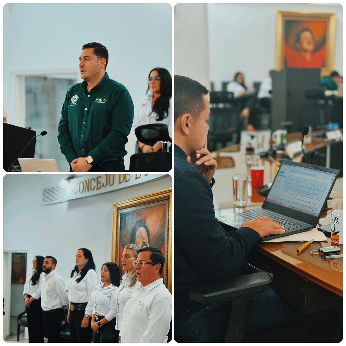 Hoy recibimos presentación de informe de la vigencia 2024 del Instituto de salud de Bucaramanga <a href="/Isabubga/">IsabuBga</a> , donde manifestamos la preocupación por los casos de tuberculosis en la cárcel modelo #bucaramanga.