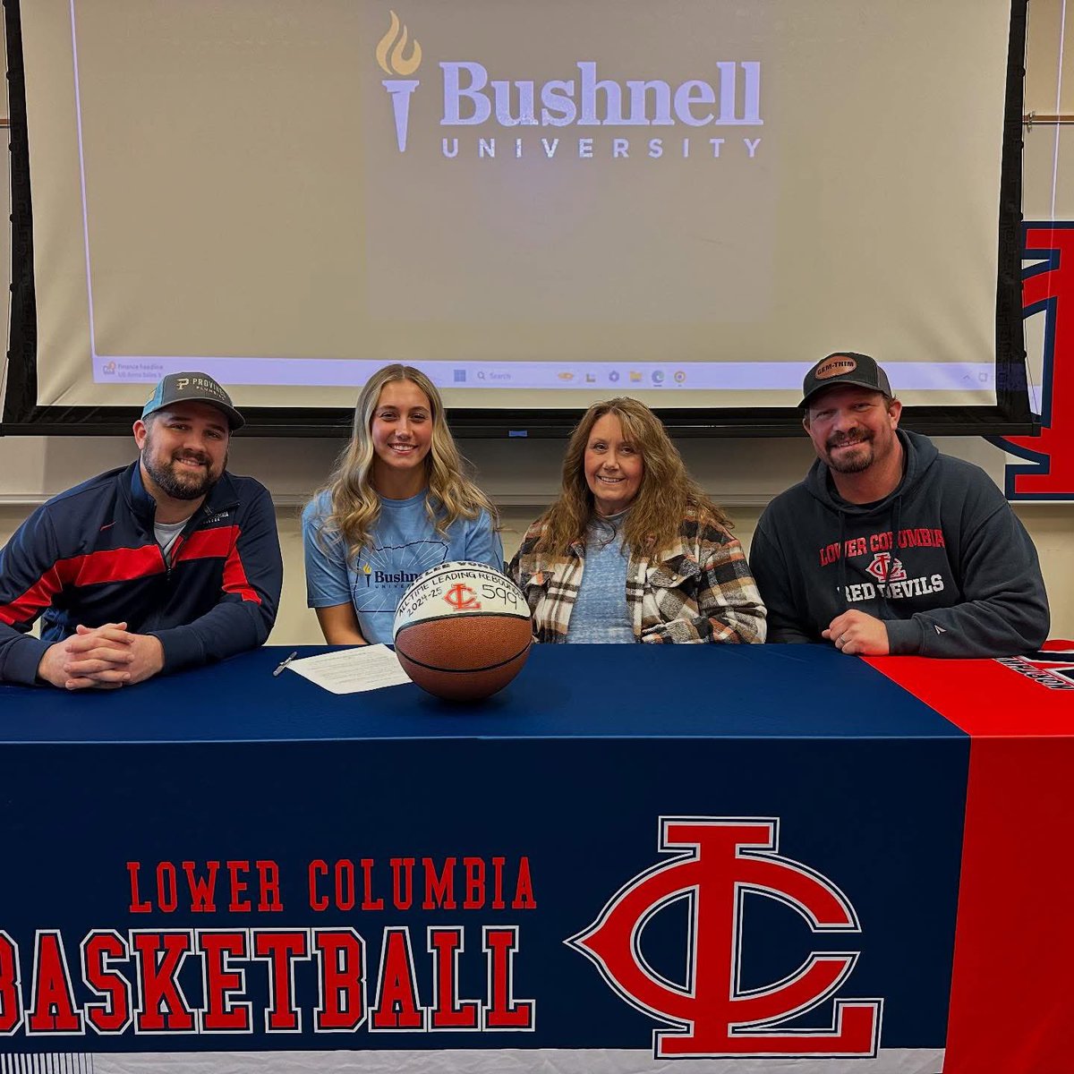 Congrats to former Lady Pirate Karlee VonMoos on signing at Bushnell University for basketball after completing two seasons at LCC! Way to go!!!