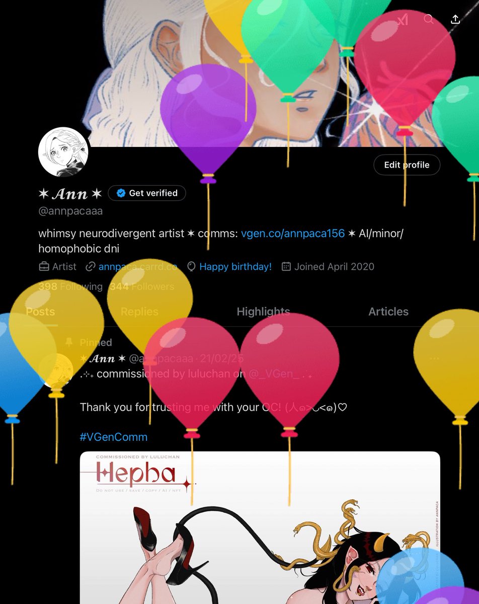 Ann ✶ Open Comms on VGen (૭ 。•̀ ᵕ •́。 )૭ ⊹ ࣪ ˖ tweet media