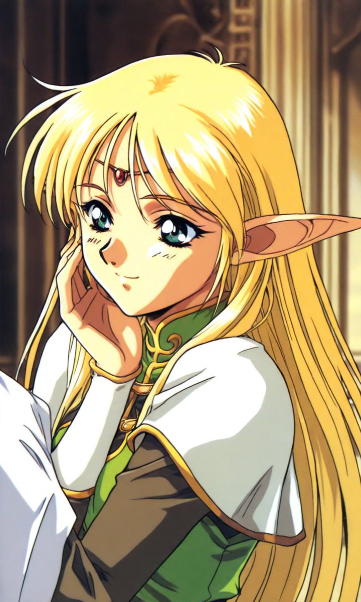 ディードリットの成長💕 #AIイラスト #ディードリット #ロードス島戦記