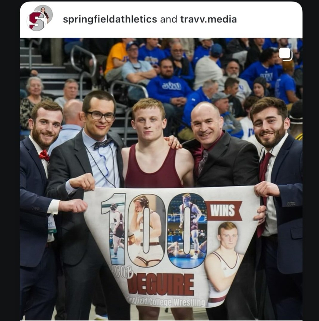 2X All-American Jake Deguire.  True Warrior! Mohon Proud of you. Keep winning 💪 100 Wins