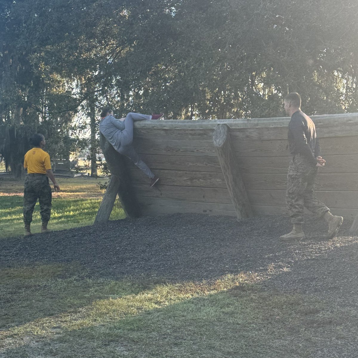 Our director, Mrs. Tate, spent a week <a href="/MCRDPI/">Marine Corps Recruit Depot Parris Island, S.C.</a> experiencing Marine recruit life firsthand. She’s bringing back valuable insight to help students understand veterans' experiences &amp; military opportunities! Thank you so much to Recruit Station Richmond for hosting! ❤️💛🇺🇸💪 #SemperFi