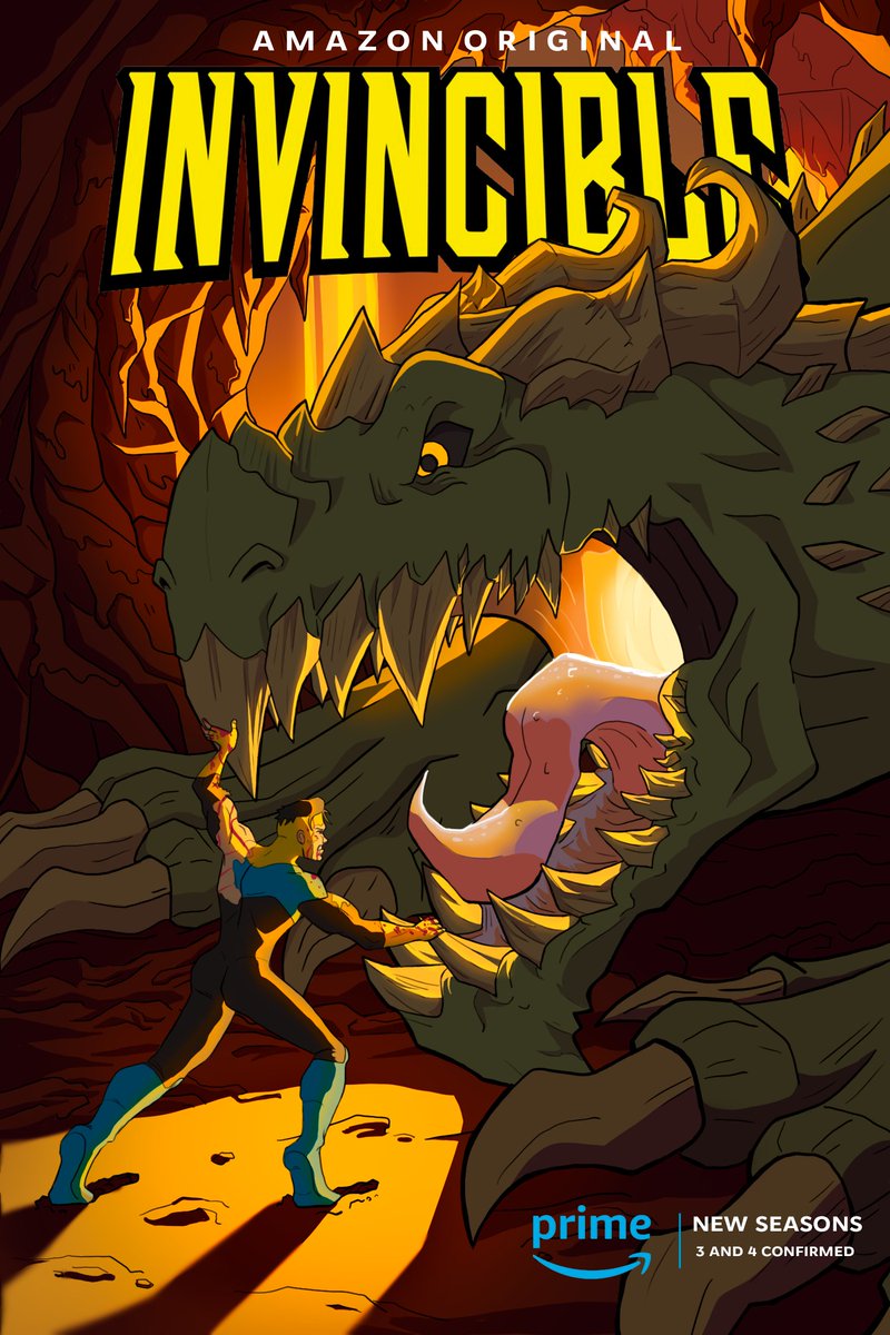 Joaogoak's tweet photo. Following the Invincible hype, I'm going to post here a fanmade poster I made when they announced the new seasons, I hope you like it !
#Invincible #invencivel #PrimeVideo #digitalart #DigitalArtist #omniman #atomiceve https://t.co/k1gliI9DfM