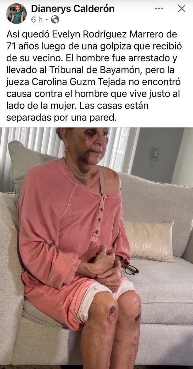 francisco1967PR's tweet photo. Si la mata supongo que la juez va a encontrar causa, no? Que clase de basura de sistema judicial tenemos. https://t.co/1sqwcNHZht