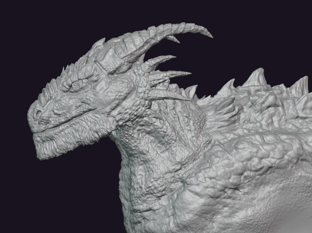 🐲- Just a Dragon Head i sculpted in blender.    

Follow my work on artstation too ➡️artstation.com/tiocha 

#Blender #Blender3D #Dragon #b3d #RobloxDev