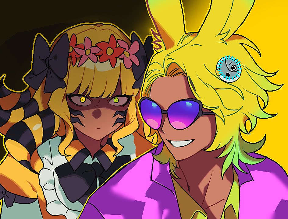 머리 그라데이션도 그렇고 보다보니 남매스러움