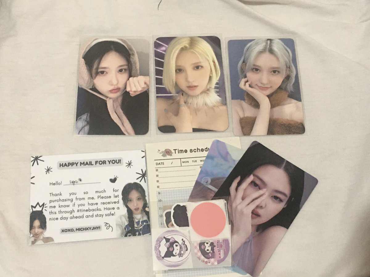 falling_gelz's tweet photo. ๐๐ฟ๏ธ #sephszmails ๐ฟ๏ธ๐
Hi bff @michxyjhy, thank you so much for these steal price gaeul ๐ฅฐ It was a fast,smooth and hassle free transaction, until our next! ๐
#tinebacks https://t.co/c6k5eVWhyA