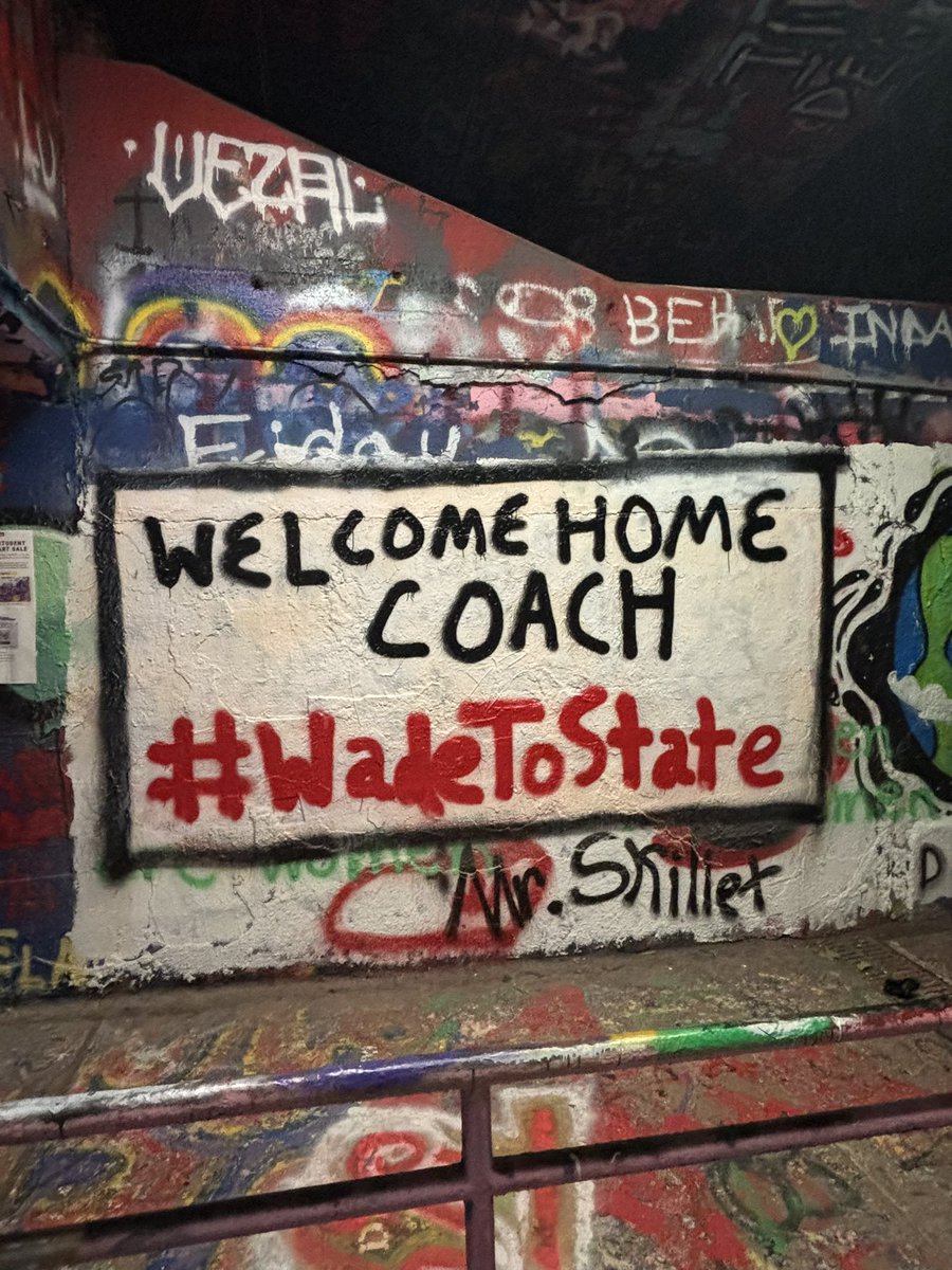 RedWhitePodcast's tweet image. State fans are the best. #WadeToState let’s make it official!