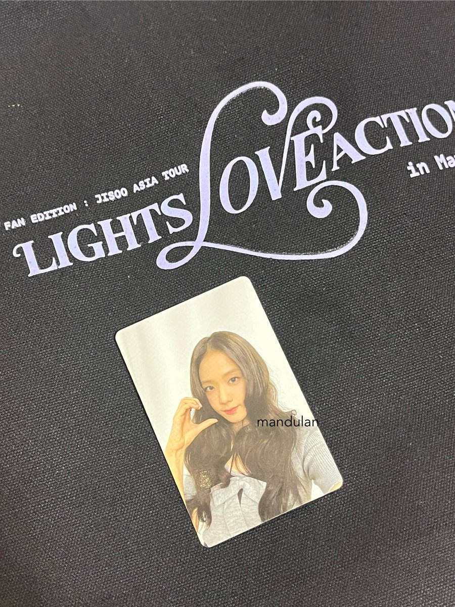 mandulan_'s tweet photo. WTS / LFB

2025 Jisoo Asia Tour: “Lights, Love, Action!” in Manila 

manila exclusive photocard + tote bag set
can ship immediately
DM!

earthquake lights love action pc pob  poca mnl blackpink bp 포카 블랙핑크

#JISOOinMANILA #LIGHTSLOVEACTIONinMNL #JISOOFanmeet2025 #JISOO https://t.co/Skby7N7DTe
