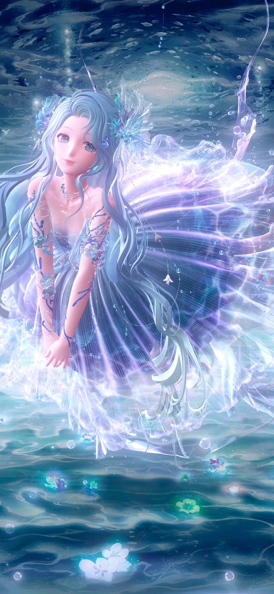 r_sincerely's tweet image. 綺麗すぎる……🪼💙✨

 #シャイニングニキ #シャイニキ