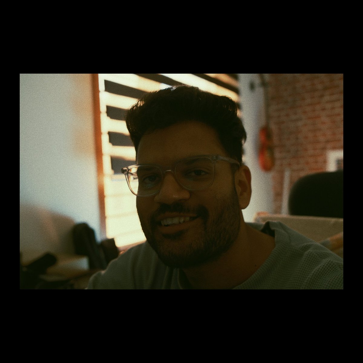 gm from my bedroom in blr 👍