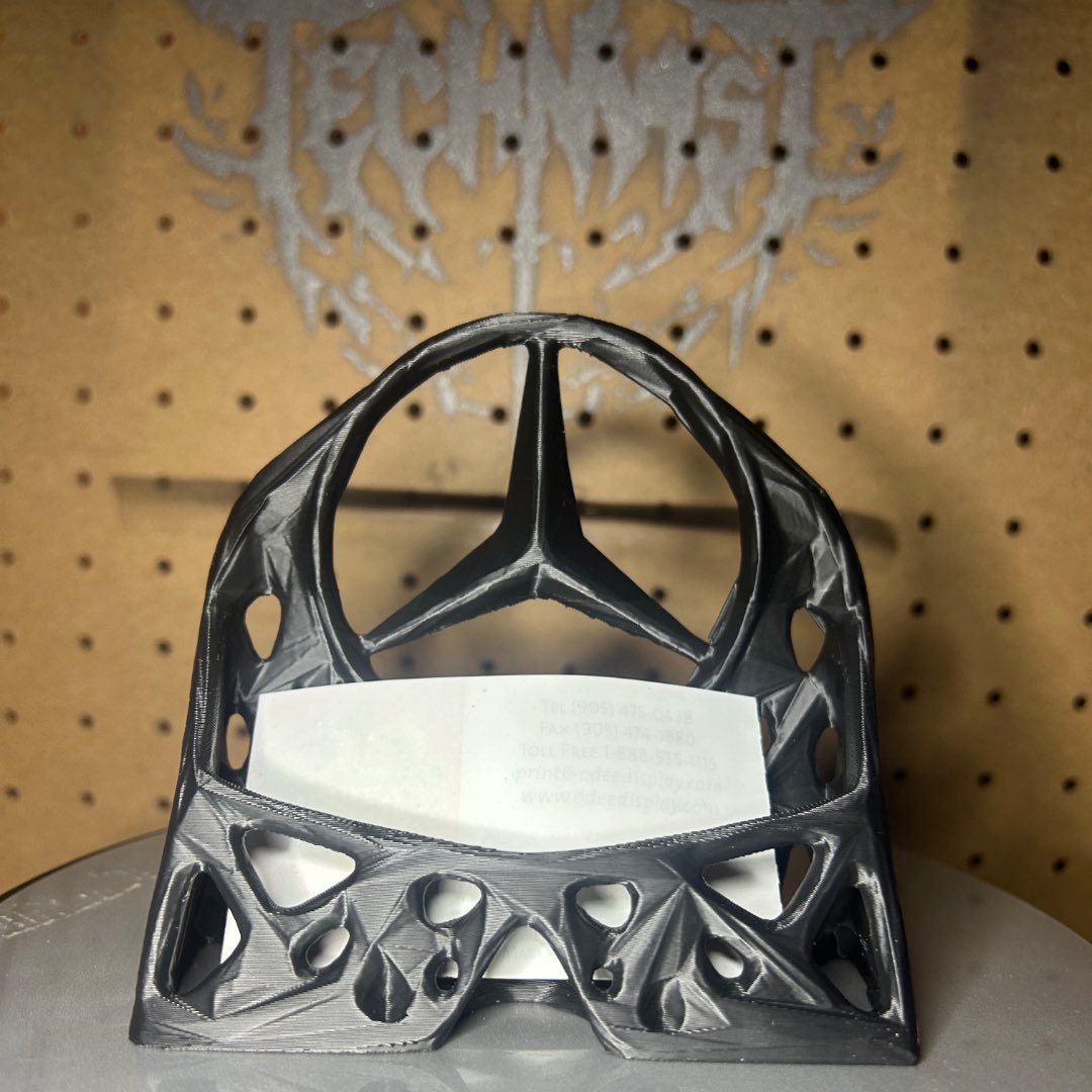 technast's tweet image. Pushing 3D printing to the edge.

A biomorphic Mercedes-Benz-inspired card holder, crafted through innovation.

At Technast, we make the impossible, possible. 🔥

#Technast #3DPrinting #Innovation