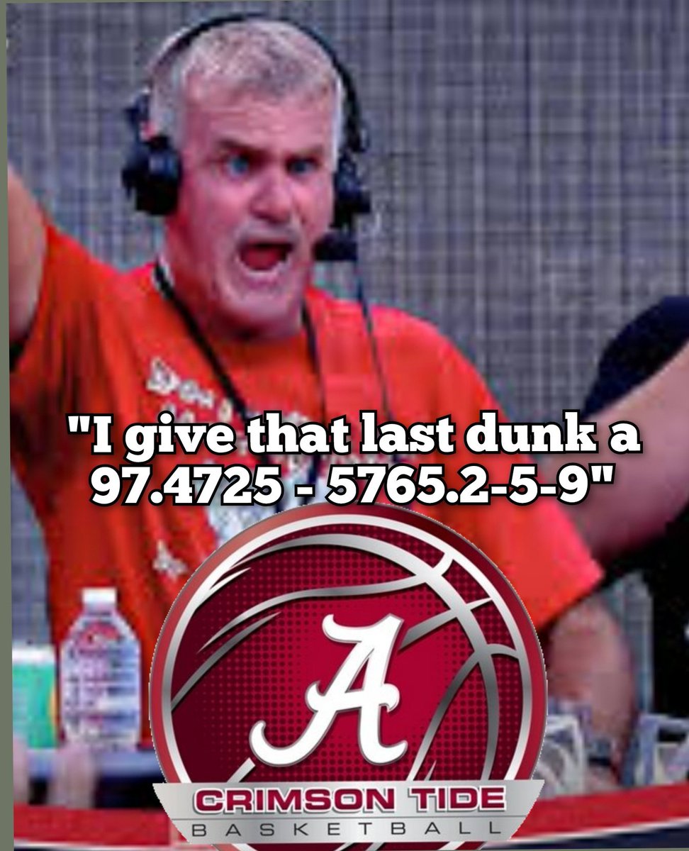 revsean68's tweet image. #RollTidewillie gives the @AlabamaMBB team top rankings on their dunks! #RollTide #BlueCollarBasketball #beatkentucky