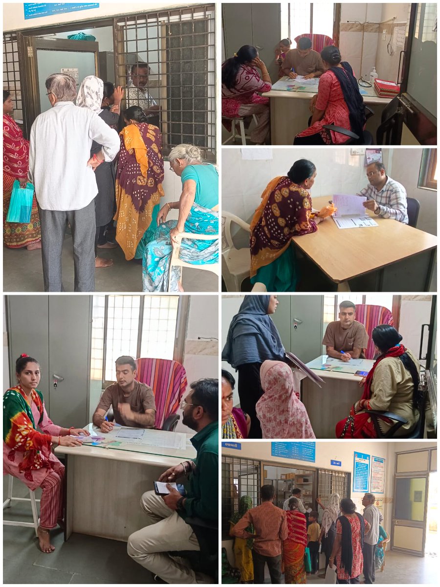 KadiUhc's tweet photo. Gynecologist &amp; orthopaedic camp by SDH kundal at UHC KADI 1 https://t.co/2YAtpeHDa8