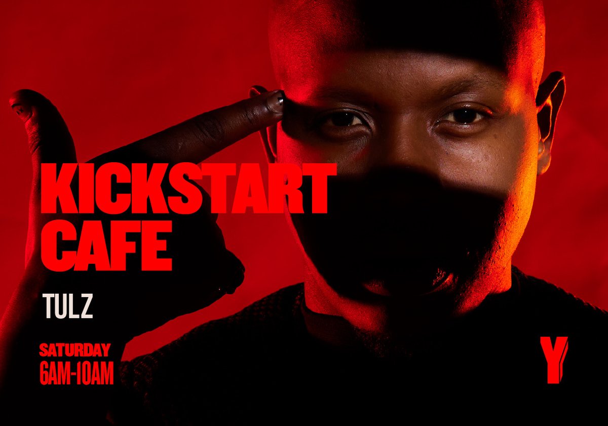 Yfm's tweet photo. Let’s kickstart your Saturday morning with the best to ever do it!!! @TulzMadala is on your radio 📻 from 6am to 10am.
#KickstartCafe https://t.co/2aBw4CD67c