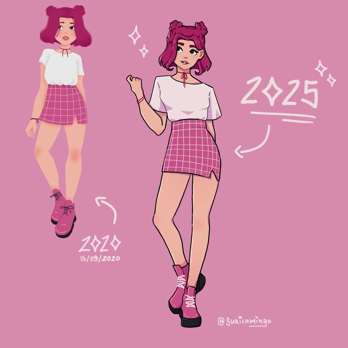 suricamingo's tweet photo. redraw almost five years later ✨ did I improve? https://t.co/xZ8jfGsbeN