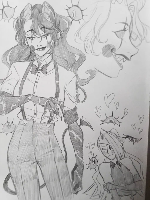 Couldn't stop thinking about Roo!Charlie so I'm making an AU of it. Vaggie hates when she's like this and uses petnames bcuz Charlie only ever says her name 