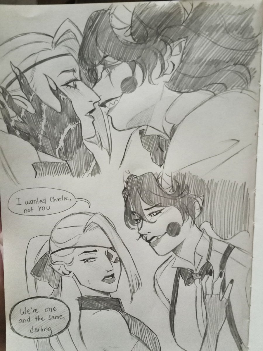 Couldn't stop thinking about Roo!Charlie so I'm making an AU of it. Vaggie hates when she's like this and uses petnames bcuz Charlie only ever says her name