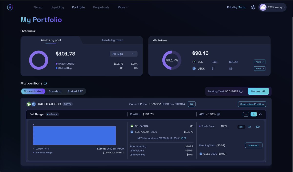 peoplesrobot's tweet photo. 🚀 Happy birthday, $RABOTA! 🥳
Thrilled to celebrate a milestone with our portfolio looking strong on @raydiumprotocol &amp; @solana! Here’s to more innovation and growth ahead. 🎉💜

#Solana #Blockchain #Crypto https://t.co/lk0hRQAotk