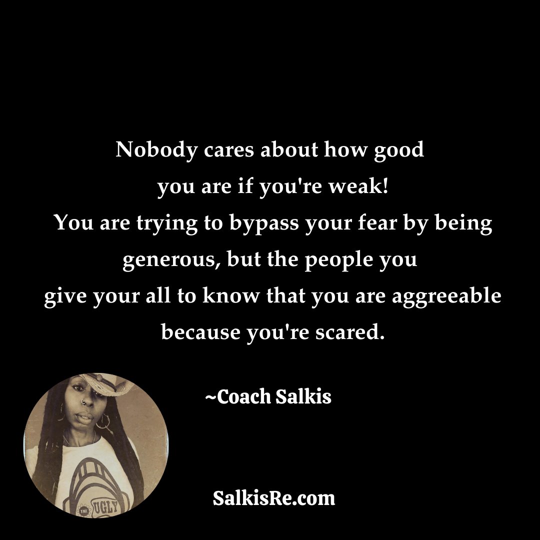 SalkisRe's tweet photo. There is no room for wasteful kindness. Being kind is a tool, not something you need to prove to anyone who offers no value to you.
https://t.co/4v6sR3jAgI 
#Mindfulness #mentalism #manifest https://t.co/s8qpGxn3KJ