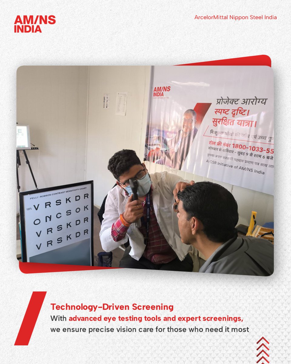 AMNSIndia's tweet photo. By providing free eye screenings, eyeglasses, and awareness programs, ensuring that vision care reaches those who need it most.
#CSR #EyeHealth #SeeToLearn #SeeToBeSafe #AMNSIndia #ImpactThroughVision https://t.co/loqsMmZMsW