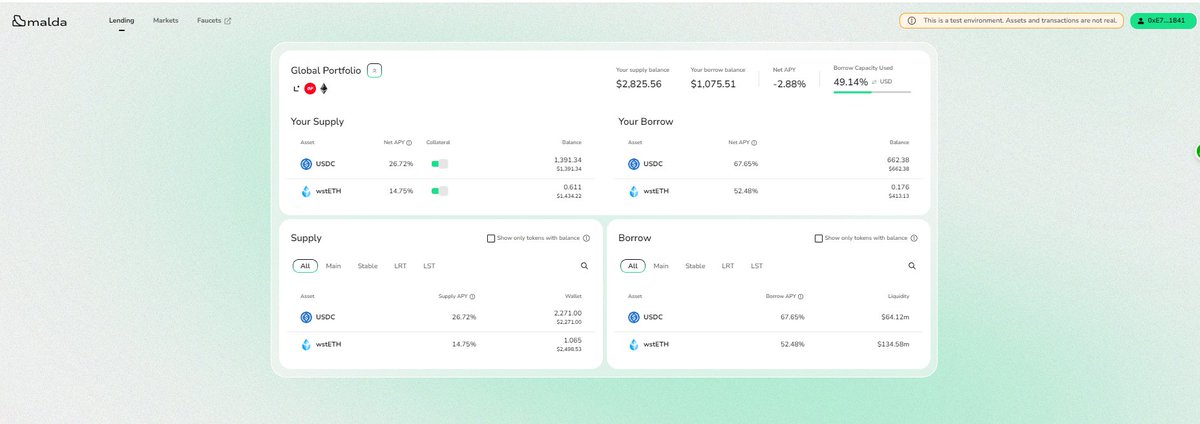 wellensten's tweet photo. @malda_xyz 
My first Web3 try—easy txs, instant faucet 🚰, smooth network switching, secure zkProof 🌟. Amazingly simple! https://t.co/WAcUOs6LtC