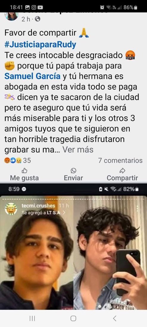 CarolvsCampi's tweet photo. @Tecmilenio Alcahuetes y cómplices de 💩
#justiciapararudy https://t.co/wYE7FWWeQy