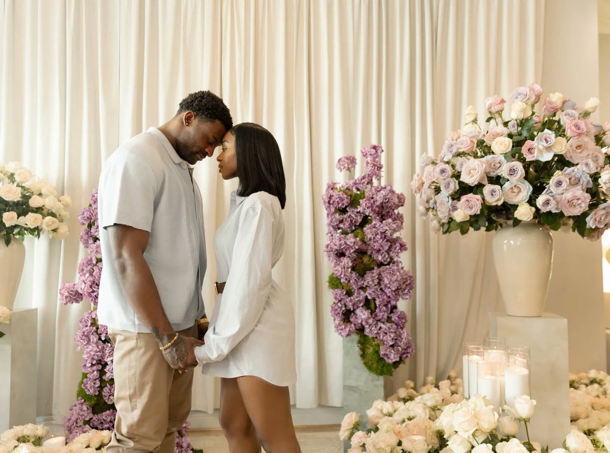 mefeater's tweet photo. Stunning! @Normani and @dkm14 pose together in beautiful engagement photos 🤍

📸: Christopher Horne https://t.co/LsUNNTrIL5