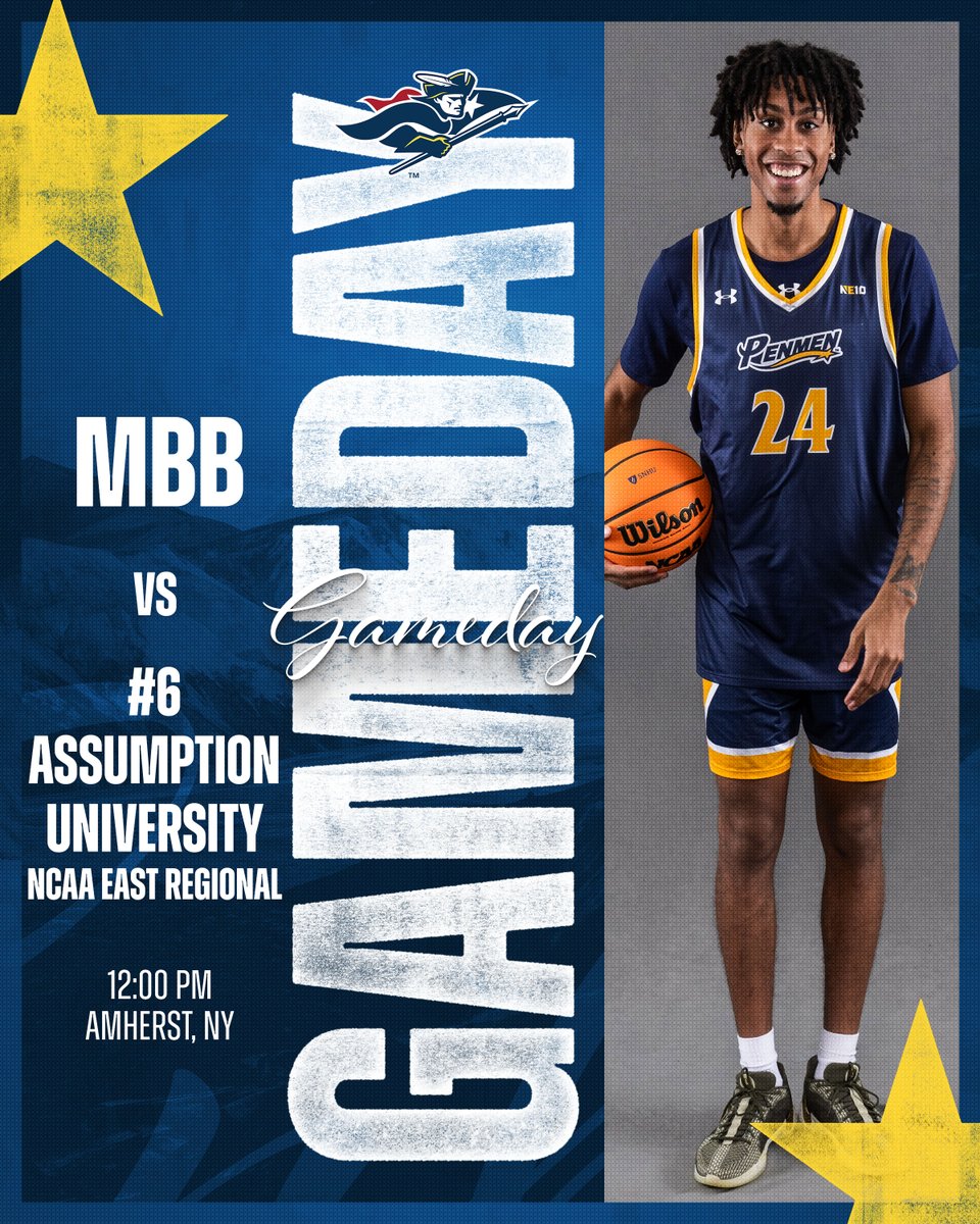 SNHU Athletics (@snhupenmen) on Twitter photo <a href="/SNHUMBB/">SNHU Men’s Basketball</a> begins their postseason play in the NCAA Division II East Regional Championship in hopes to take down Assumption.
📍Amherst, N.Y.
🕛12:00 p.m.
📈 bit.ly/3DMi79z
📺 bit.ly/41PWSvN <a href="/SNHUMBB/">SNHU Men’s Basketball</a> begins their postseason play in the NCAA Division II East Regional Championship in hopes to take down Assumption.
📍Amherst, N.Y.
🕛12:00 p.m.
📈 bit.ly/3DMi79z
📺 bit.ly/41PWSvN