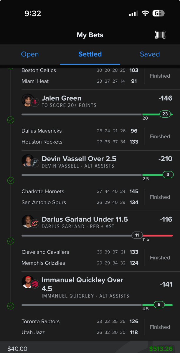 KadowsWrld_Bets's tweet photo. ✅ ✅ ✅ ✅ ✅ We were due for a Parlay ‼️ 5 leg +1183 CASHER. Hope this puts us back on track after couple near misses. Tune in for tomorrow’s picks. #NBA #DifferentHere #BOSvsMIA #DALvsHOU #Liftoff #Hivementality #CHAvsSAS #LetEmKnow #CLEvsMEM #TakeNote #TORvsUTA #SportsBettingX #GAMBLINGX #GamblingCommunity #Sportcoin