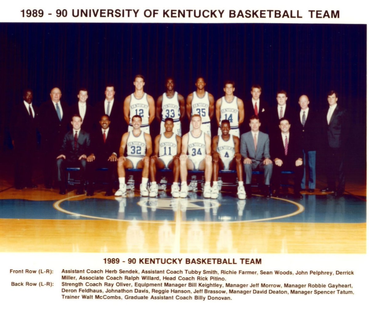 With all the injuries, Kentucky looking like Rick's first team.