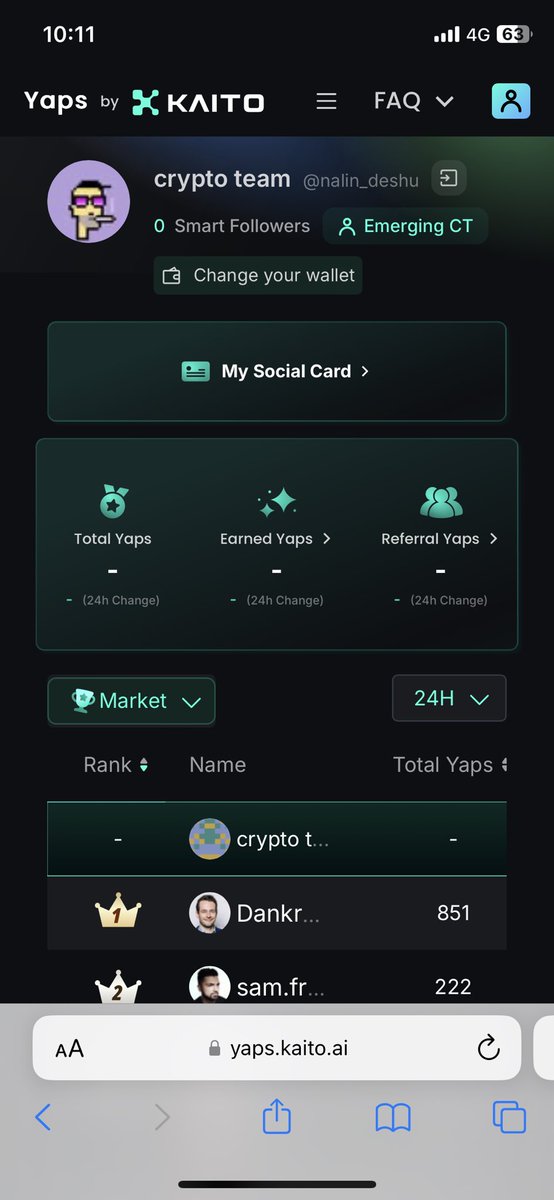 nalin_deshu's tweet photo. Looks like the new $KAITO algo is doing its job, rewarding valuable content

Seeing plenty of smaller accounts ranking high on the leaderboards

Extremely confident @KaitoAI is here for the long haul

Follow me &amp; i will follow back https://t.co/aZnXIpRxeT