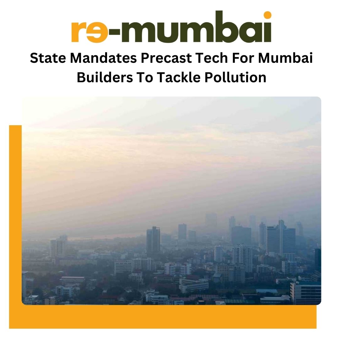 remumbai's tweet photo. #News The state government of Mumbai intends to promote the usage of precast building materials in order to reduce the city’s increasing air pollution...Read more at: https://t.co/XuffVGH0jG
#Mumbai #ReMumbai #InfrastrutureRedevelopment #RealEstate #ConstructionPollution https://t.co/ibkm91crdm
