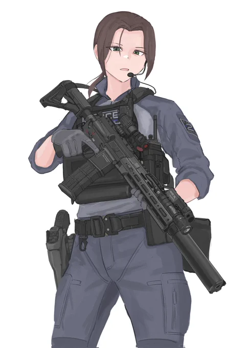#OC アレックス・キンガ-警部補 ノーサイト市警特殊部隊ECMSチーム2隊長