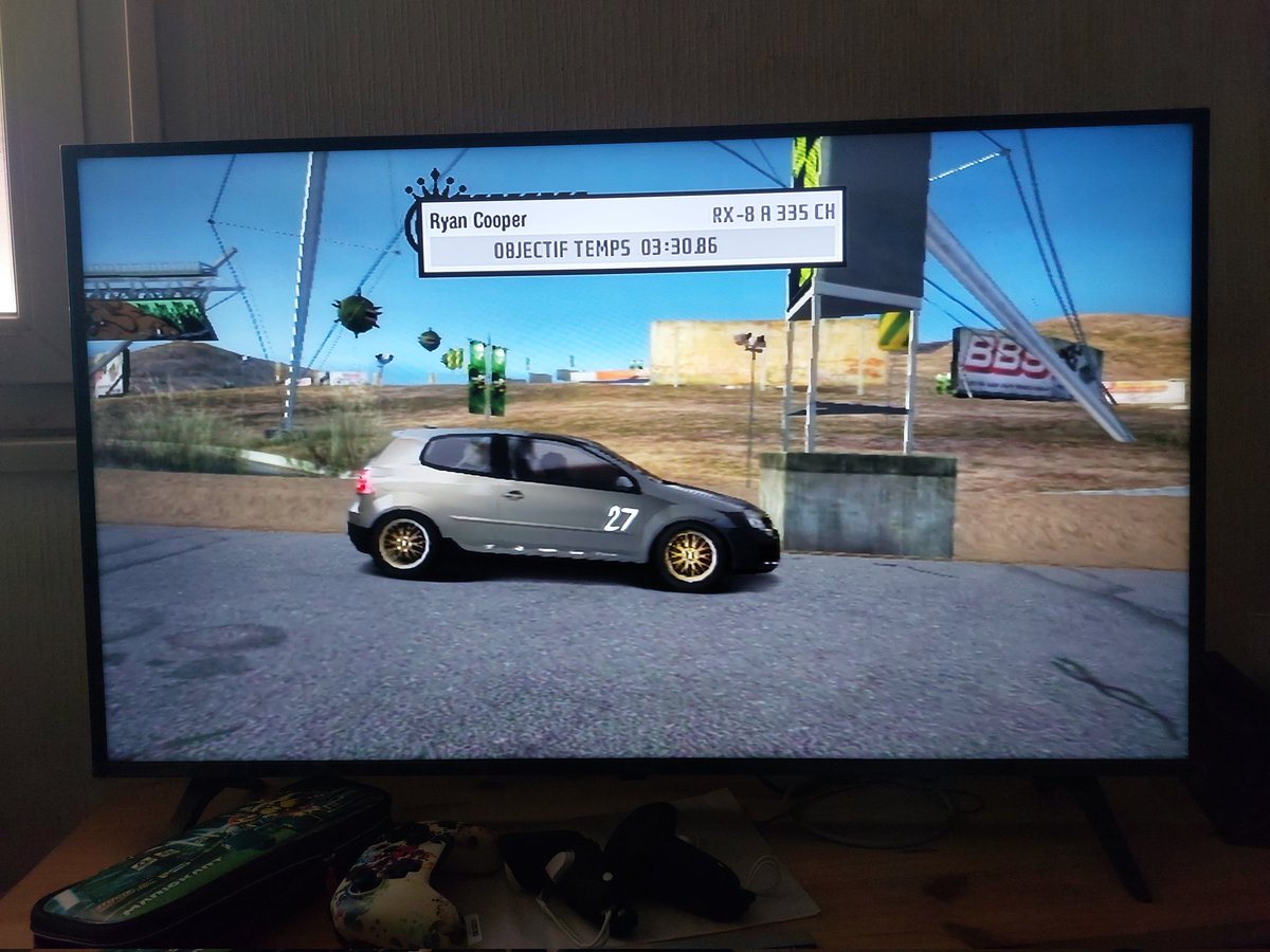 PatMiner2b's tweet photo. Need for Speed: ProStreet version Nintendo Wii sur ma TV 4K de chez LG (43 pouces). #nintendowiigames #nintendowiigame #nintendowii #wii #wiigames #wiigame #needforspeedprostreet #needforspeed #racinggames #Racer #jeuxdecourse #followme #abonnetoi #TV #tv4k https://t.co/yv0y0xyhvY