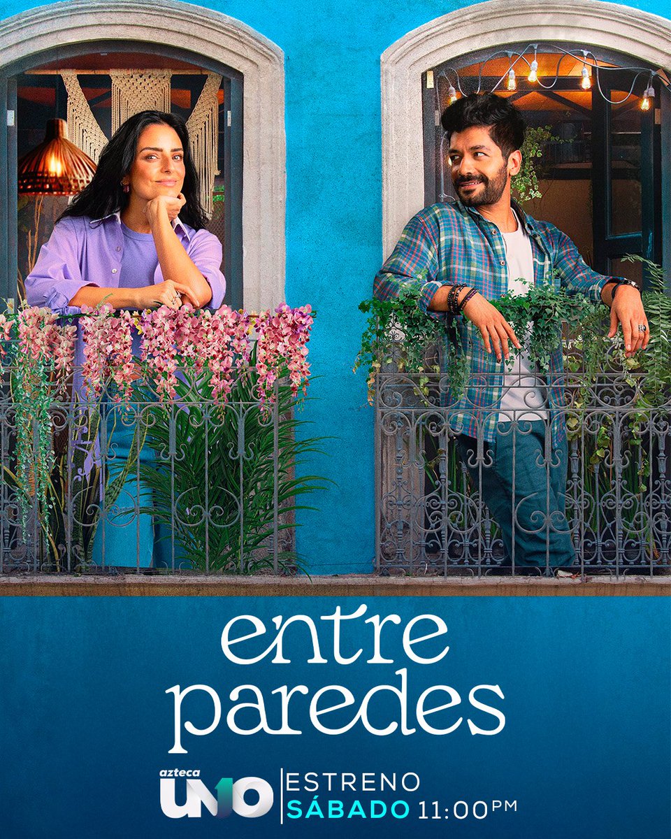 AztecaUNO's tweet photo. Conoce la historia de amor y likes de Marga y Martín en #EntreParedes.
Estreno, este sábado, 11:00 p.m. por #AztecaUno
Ya disponible en Disney+ https://t.co/itZ2l9q2eQ