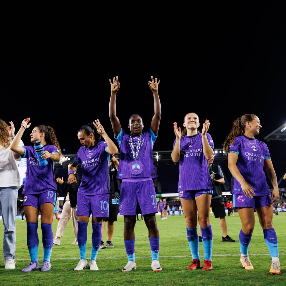 What a way to start our season 

A brace and an assist not bad, a small part to play for my team. 

Thanks sis @prisca.chilufya for that beautiful pass , Zambia Ku Chalo 💪 

We keep pushing, We are <a href="/ORLPride/">Orlando Pride</a>

#BB11 #BlessedChild