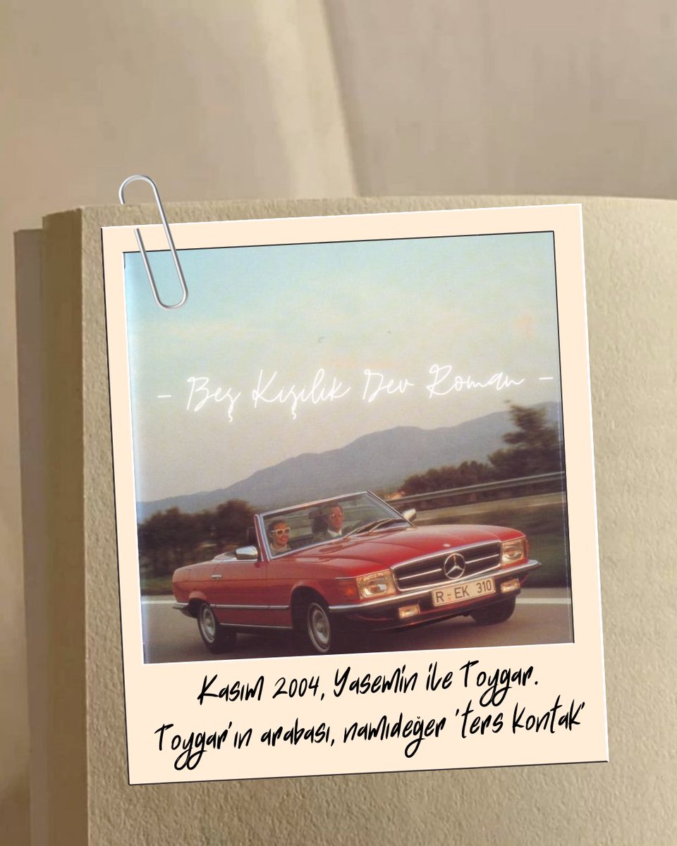 "Ters Kontak adı. Bizi yolda bırakacağına uçarak havada gider bu." Toygar kaputa iki kere vurdu. Sanki savını kanıtlamaya çalışıyordu.
"Asfaltta gitmesi yeterli." Rüya kapısını açmadan zıplayarak koltuğa oturdu. "Yağmur yağmasa da iyi olur tabi..."
#beşkişilildevroman