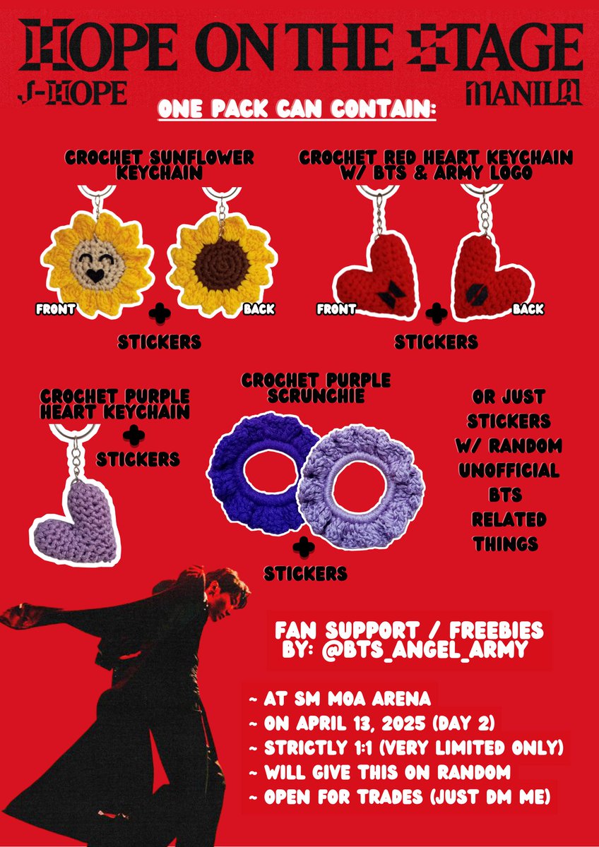 BTS_Angel_ARMY's tweet photo. 🌻❤️HOPE ON THE STAGE MANILA❤️🌻

💜fan support/freebies by: @BTS_Angel_ARMY💜

~April 13, 2025 (day 2)
~Strictly 1:1 (limited only)
~Will give randomly
~Open for trades (just dm me)
~A follow is appreciated (let's be moots ARMYs)
~Help rt and like

#HOPE_ON_THE_STAGE_TOUR_Manila https://t.co/HdUKh7oXRm