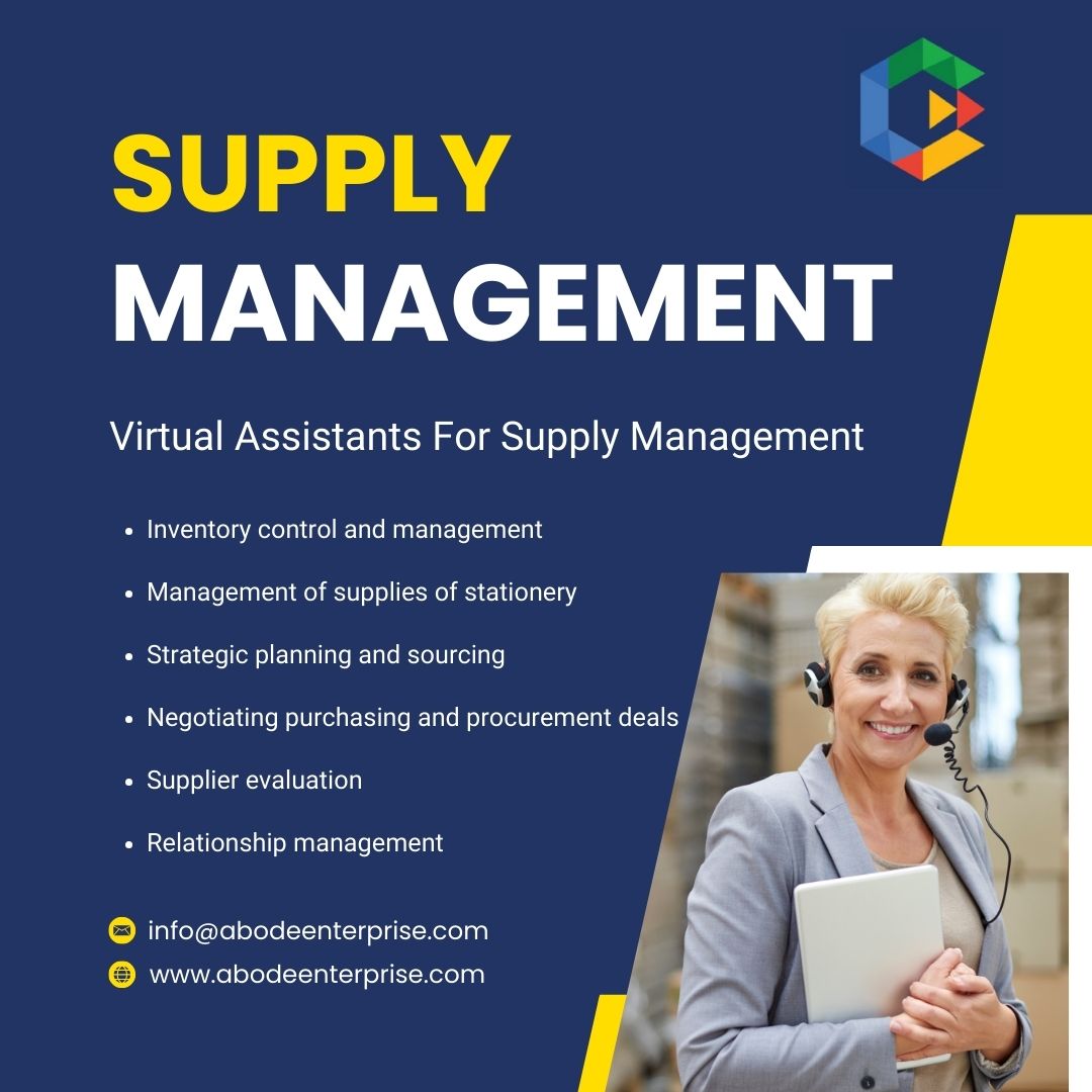 AbodeEnterprise's tweet image. Virtual Assistants For Supply Management.

📧 info@abodeenterprise.com
🌐 bit.ly/3ESVHUv
#abodeenterprise #dataentryservices #datacollectation #datamanagament
#Supplymanagement