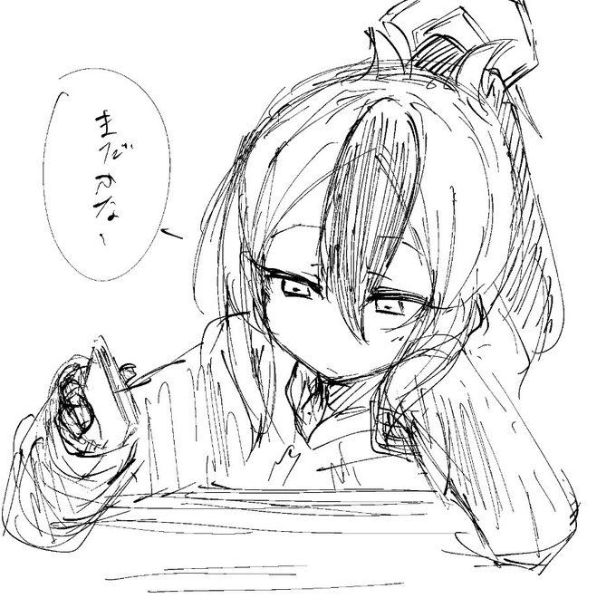 電車で描いたヨコ 