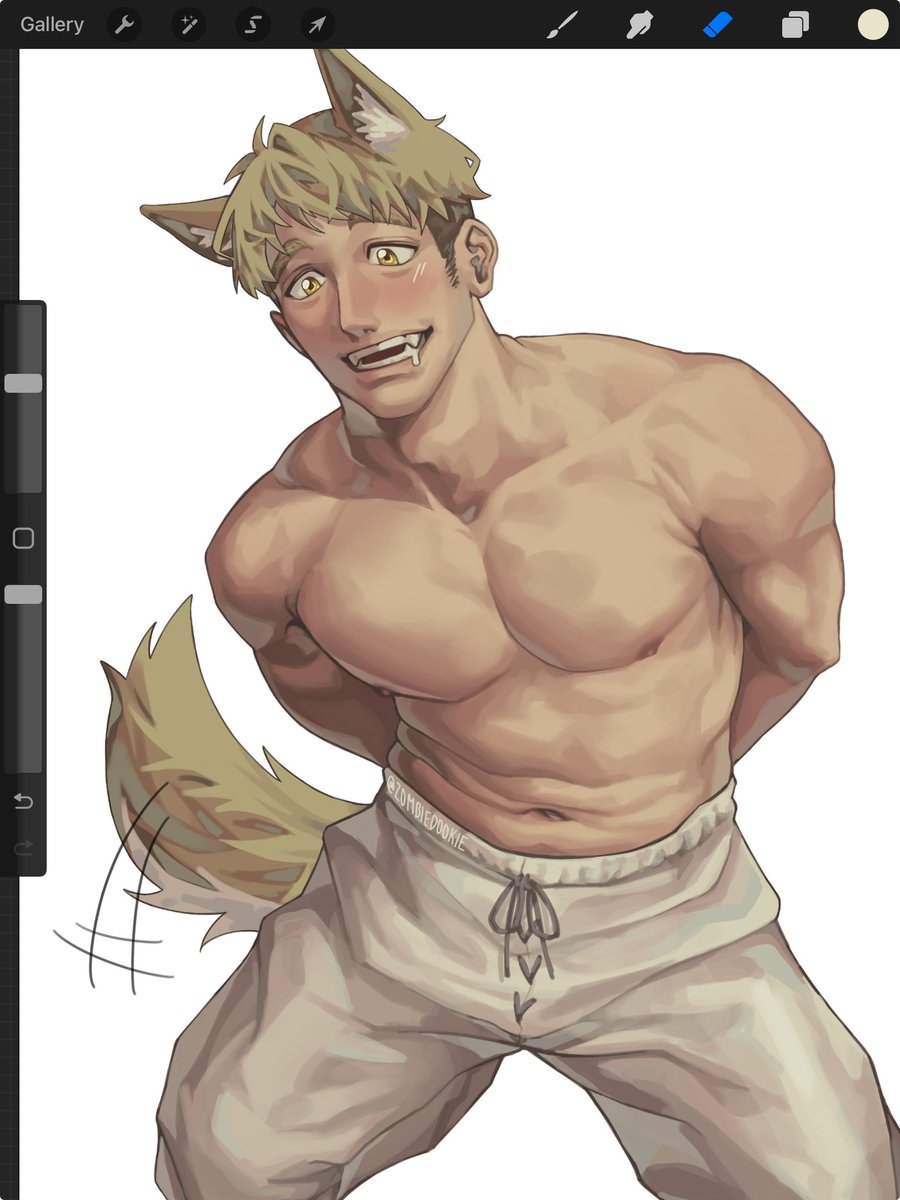 zombiedookie's tweet photo. 10k likes and i’ll draw his dih 🤫

#laios #wip https://t.co/2ViELFhoU6