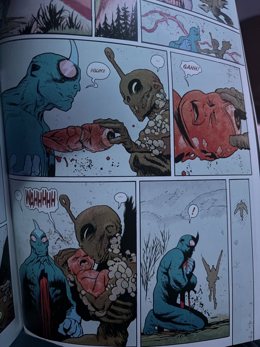 Ultramega #8 by W/A:<a href="/JamesHarren1/">James Harren</a> and C: Dave Stewart was another fantastic plunge into the wonderfully whimsical mythos of these titans from another universe. Getting to explore their side of the galaxy and all its glorious weirdness has been my favorite part of this arc.