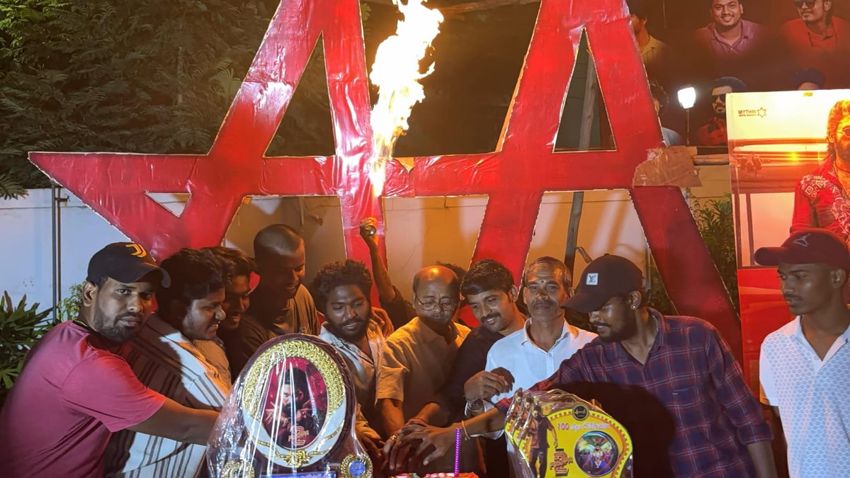 bunnyboyajay's tweet photo. Yesterday @AKP_AIAFA🔥 #100DaysofPushpa2TheRule
#WildFirePushpa @AIAFAOnline
@AIAFA_vizag
🖤
@alluarjun @PushpaMovie https://t.co/YGZfL0ng9J