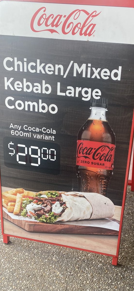 Kebab shop owner probably struggling to keep the head above water but this is where we’re at

The AUD peso to negative infinity !