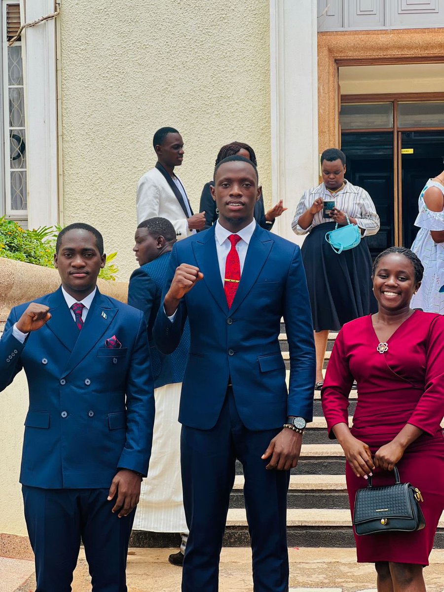 Mbio Za Mungu had the honor of dressing the <a href="/Makerere/">Makerere University</a> Guild President-Elect <a href="/ssentamu_cj/">Ssentamu Churchill James</a> , in elegance and class. Leadership deserves a signature look, and we delivered! Congratulations mr President.

#MbioZaMunguAfrica