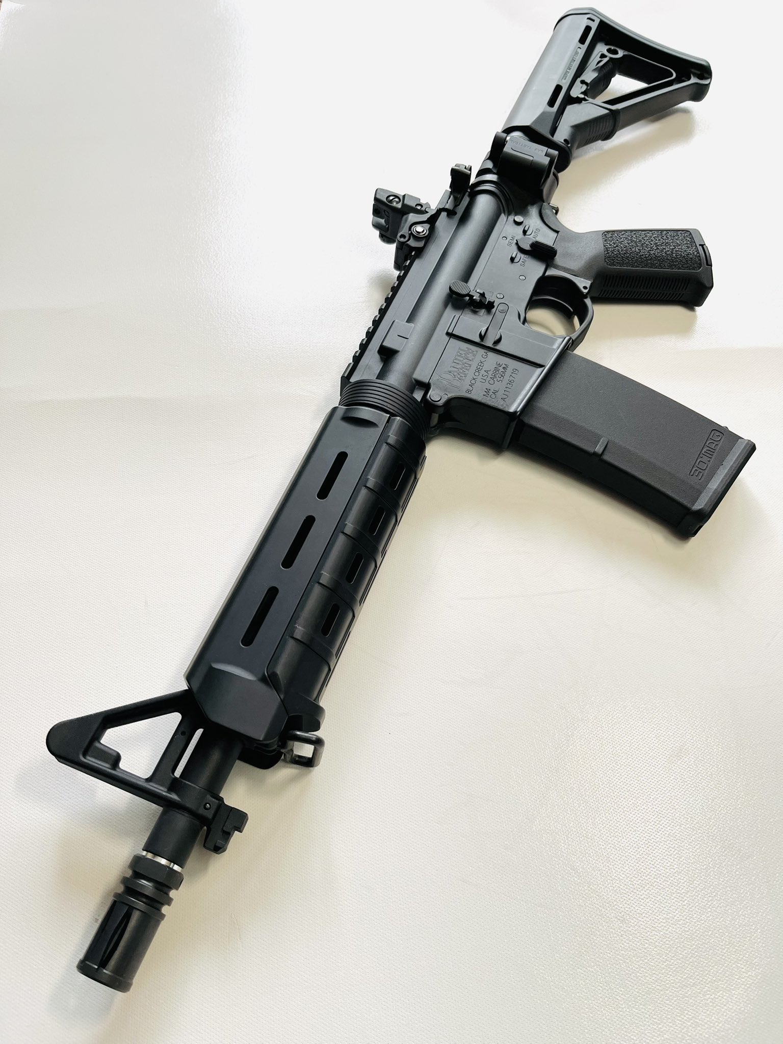 タニオコバ　モデルガン　M4   ダニエルディフェンス　10.5インチ TANIO KOBA M4 発火型 モデルガン 10.5inch MODEL 7mmキャップ
